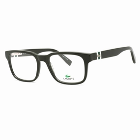 Lacoste Men's Eyeglasses - Full Rim Khaki Plastic Rectangular Shape Frame | L2905 275