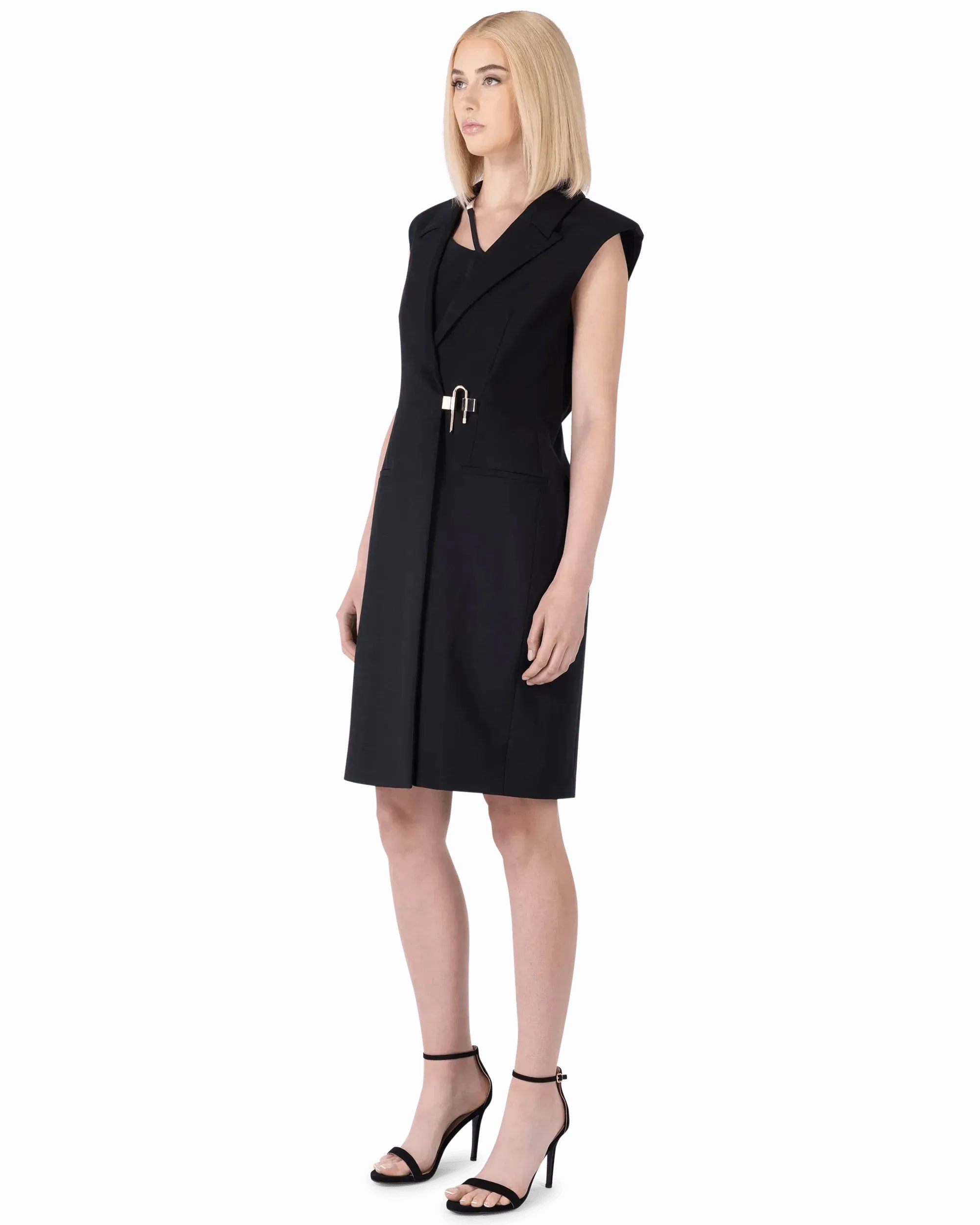 Lapel Collared U-Lock Dress