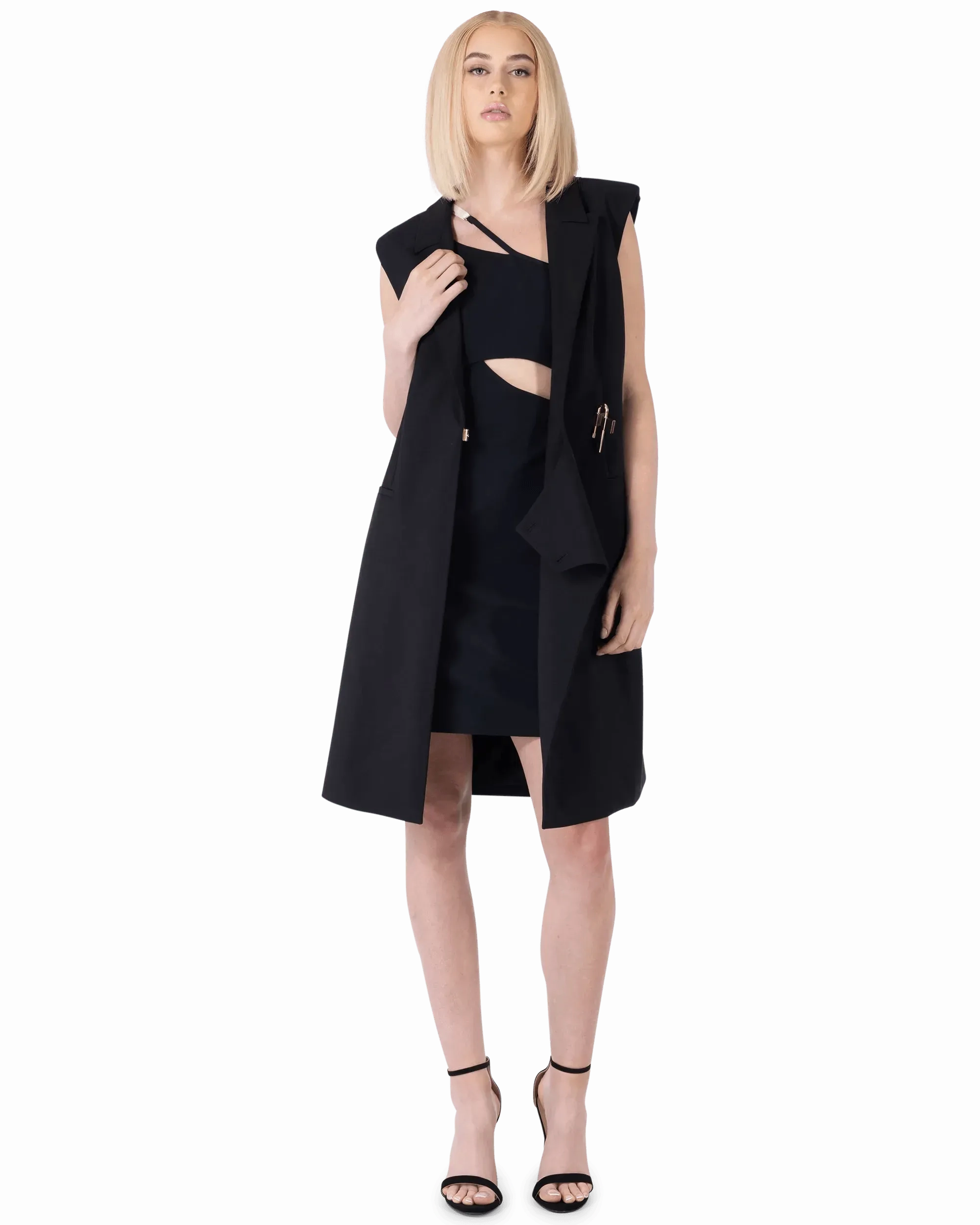 Lapel Collared U-Lock Dress