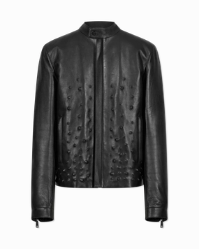 Laser Cut Studded  Jacket