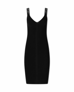 Logo Strap Sleeveless Dress