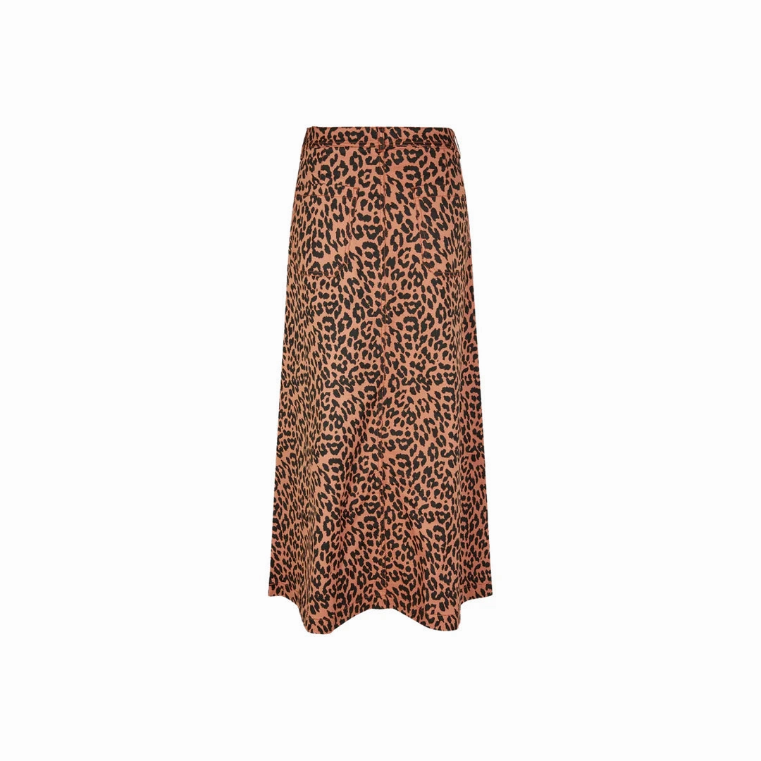 LunaLL Maxi Skirt (Leopard Print)