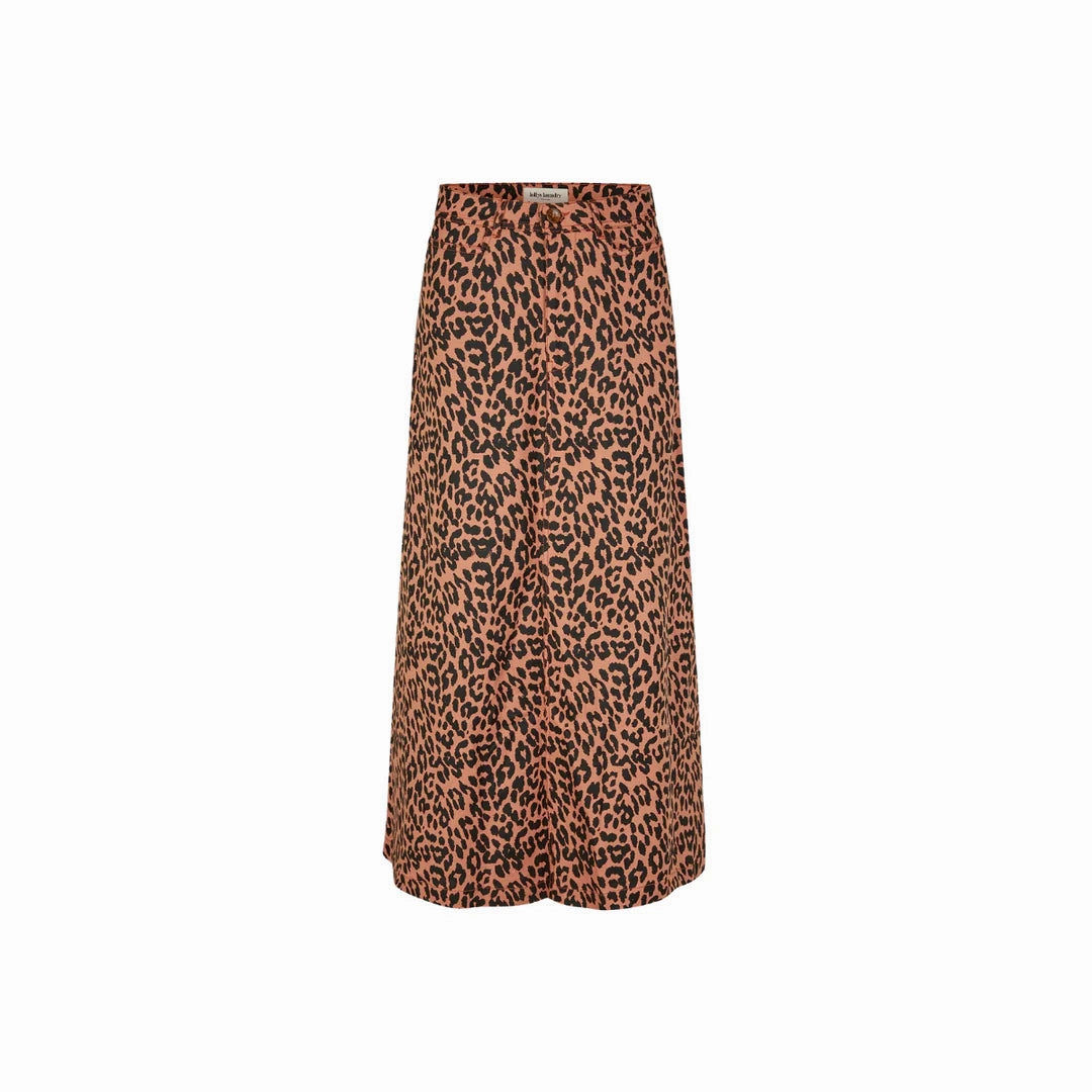 LunaLL Maxi Skirt (Leopard Print)