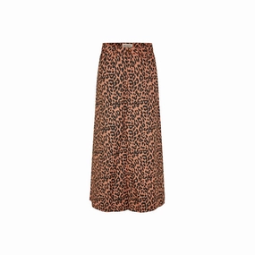 LunaLL Maxi Skirt (Leopard Print)