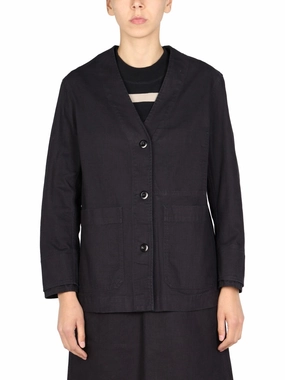 Margaret Howell V-Neck Button-Down Cardigan