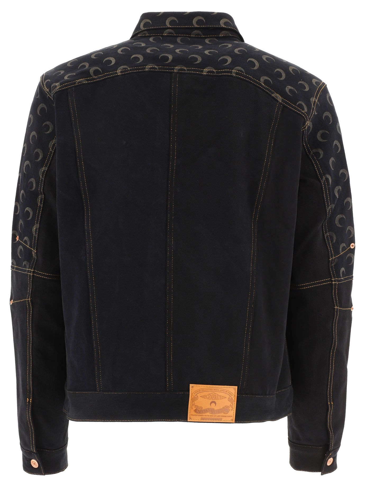 Marine Serre Moon Pattern Denim Jacket