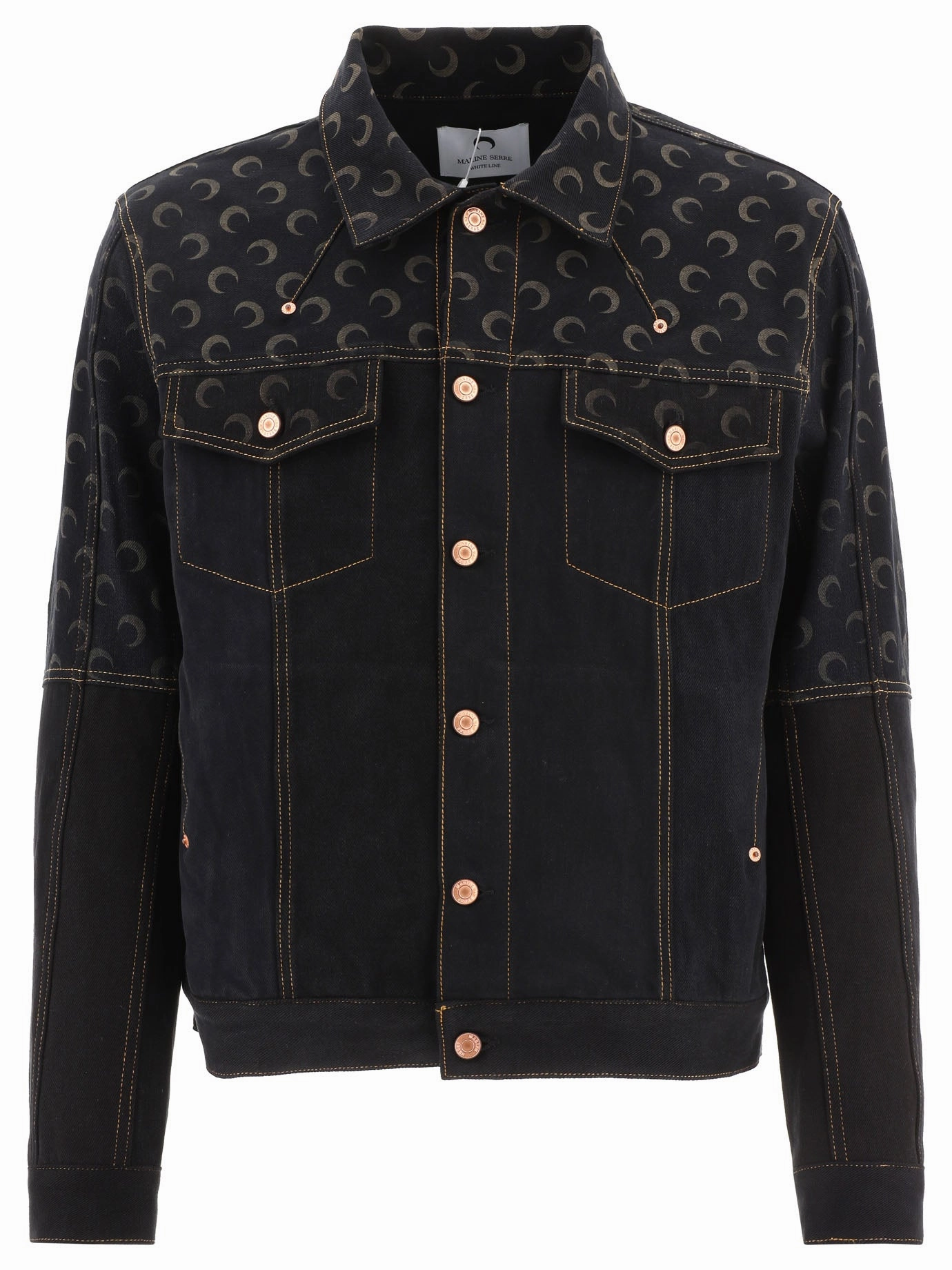 Marine Serre Moon Pattern Denim Jacket