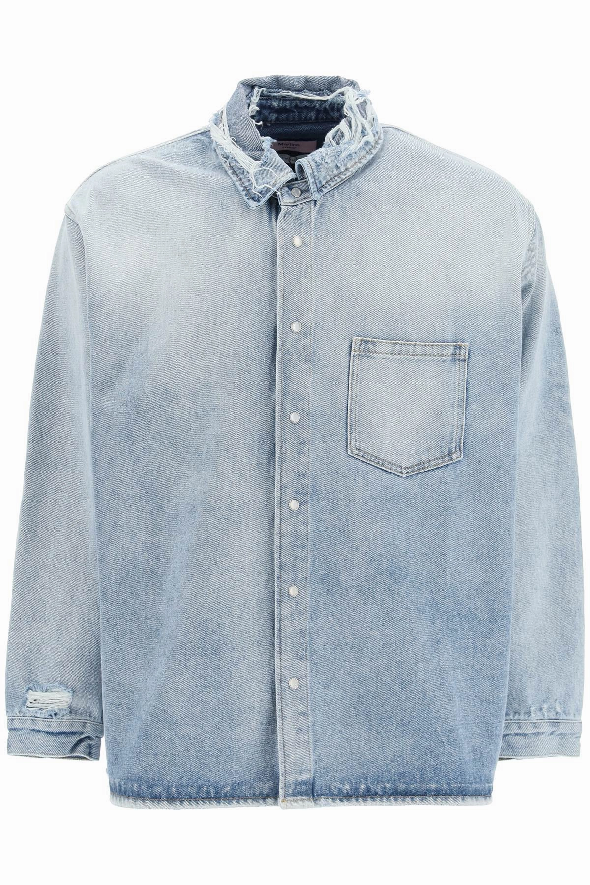 Martine Rose Destroyed Denim Overshirt