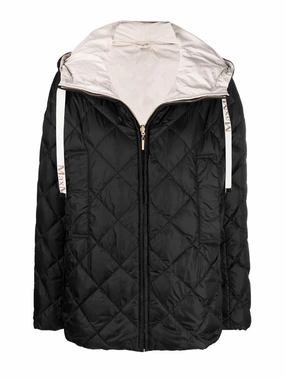 Max Mara The Cube Drawstring Hooded Coat