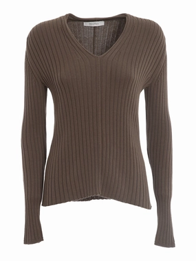 Max Mara V-Neck Long Sleeved Sweater