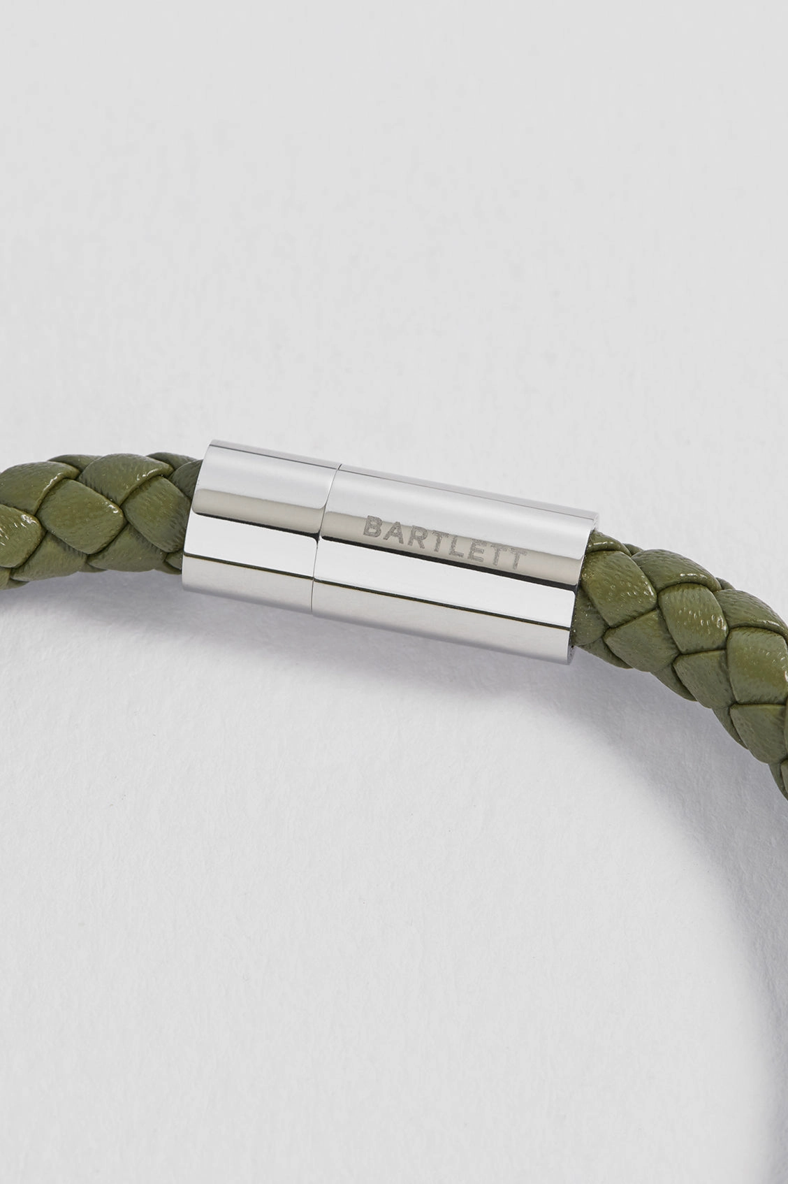 Men's Leather Single Plaited Wrap Bracelet