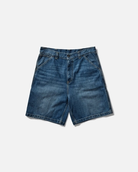 Men's OG Single Knee Shorts Blue (Dark Used Wash)