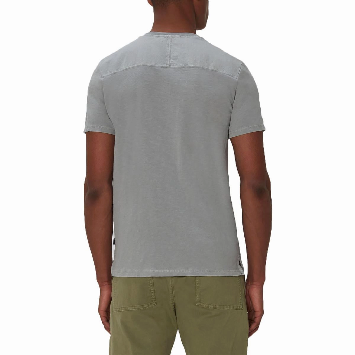 Mens Slit Cotton Henley Shirt
