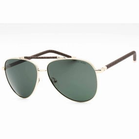 Michael Kors Men's Sunglasses - Shiny Light Gold Aviator Full Rim | 0MK1146 10143H