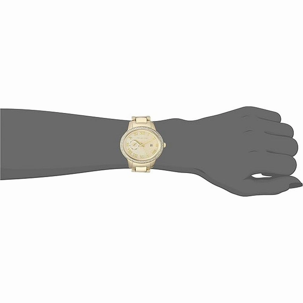 Michael Kors Whitley Champagne Dial Gold plated Women's Watch MK6227