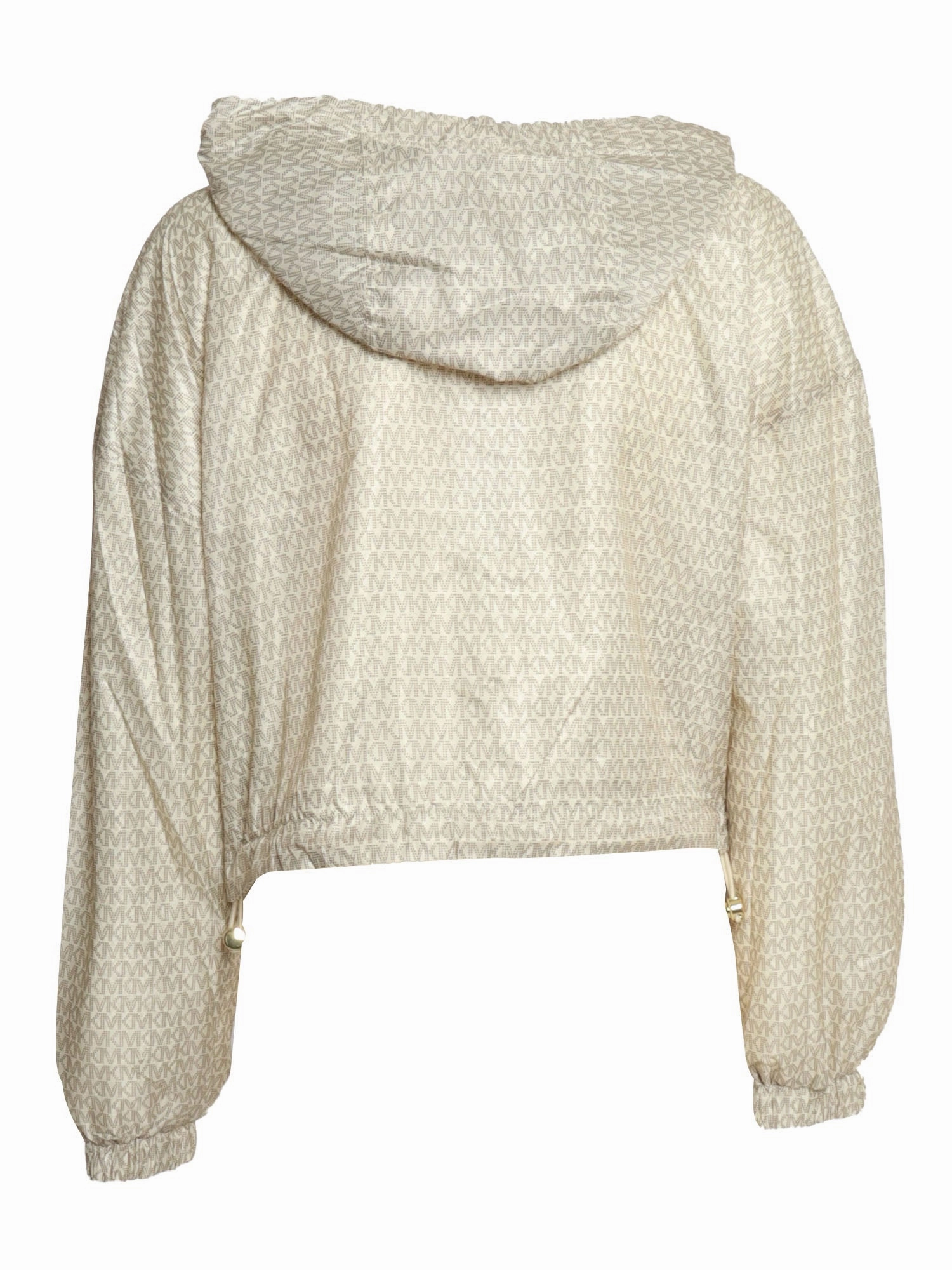Michael Michael Kors All-Over Logo Cropped Windbreaker