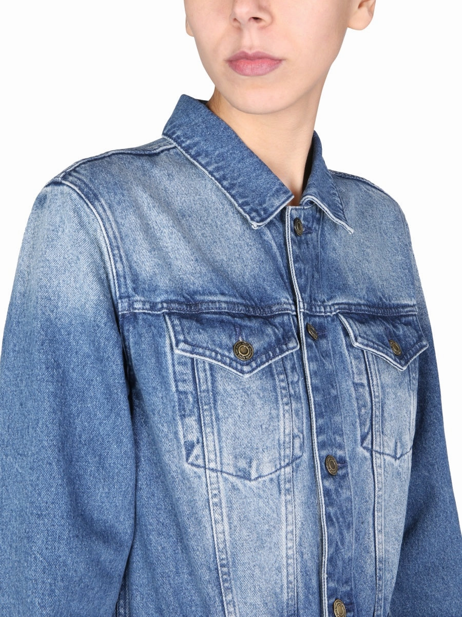 Michael Michael Kors Buttoned Denim Jumpsuit