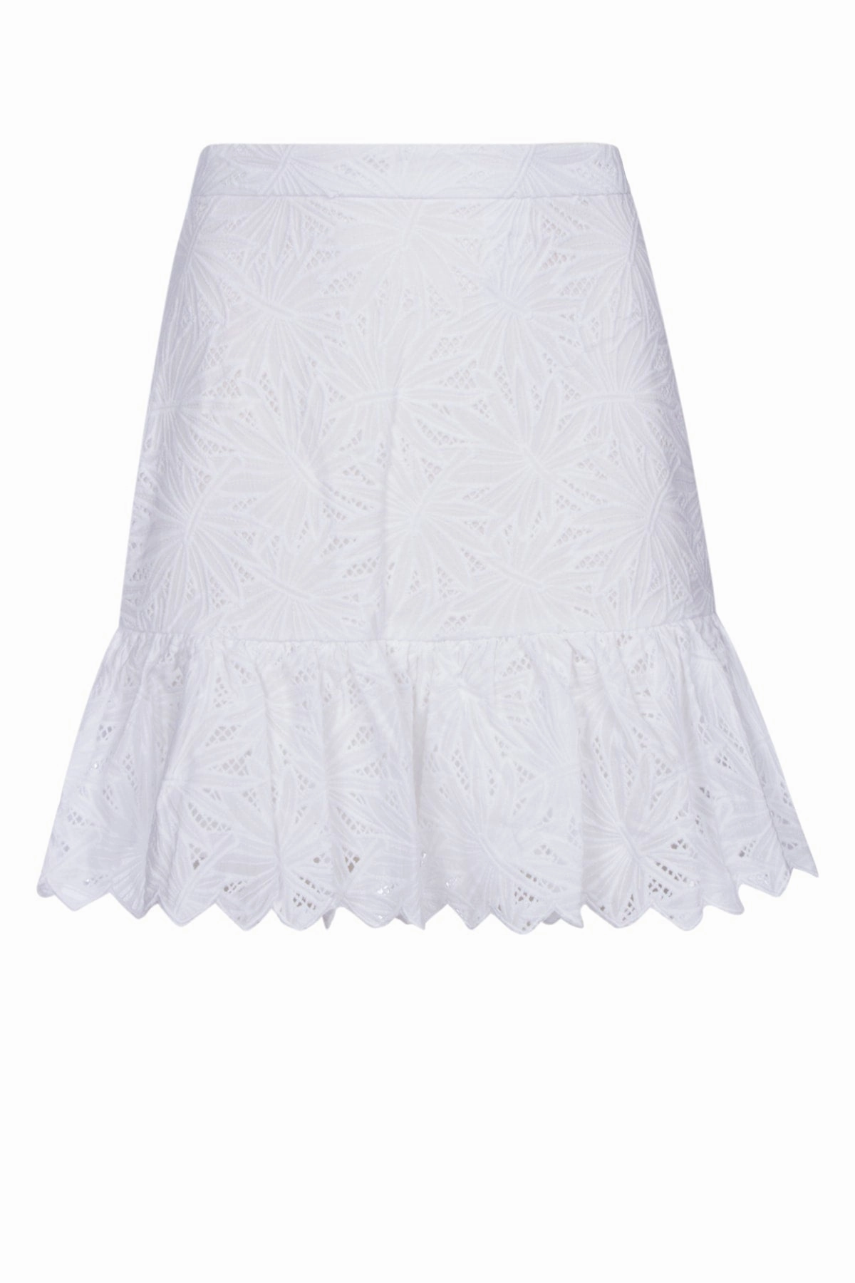 Michael Michael Kors Lace-Detailed High-Waisted Skirt