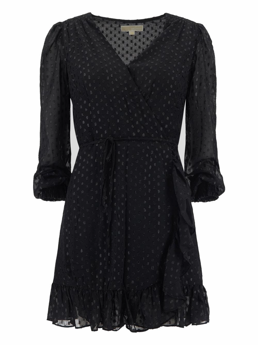 Michael Michael Kors Polka Dot Wrap Dress