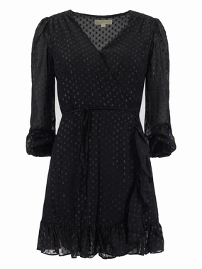 Michael Michael Kors Polka Dot Wrap Dress