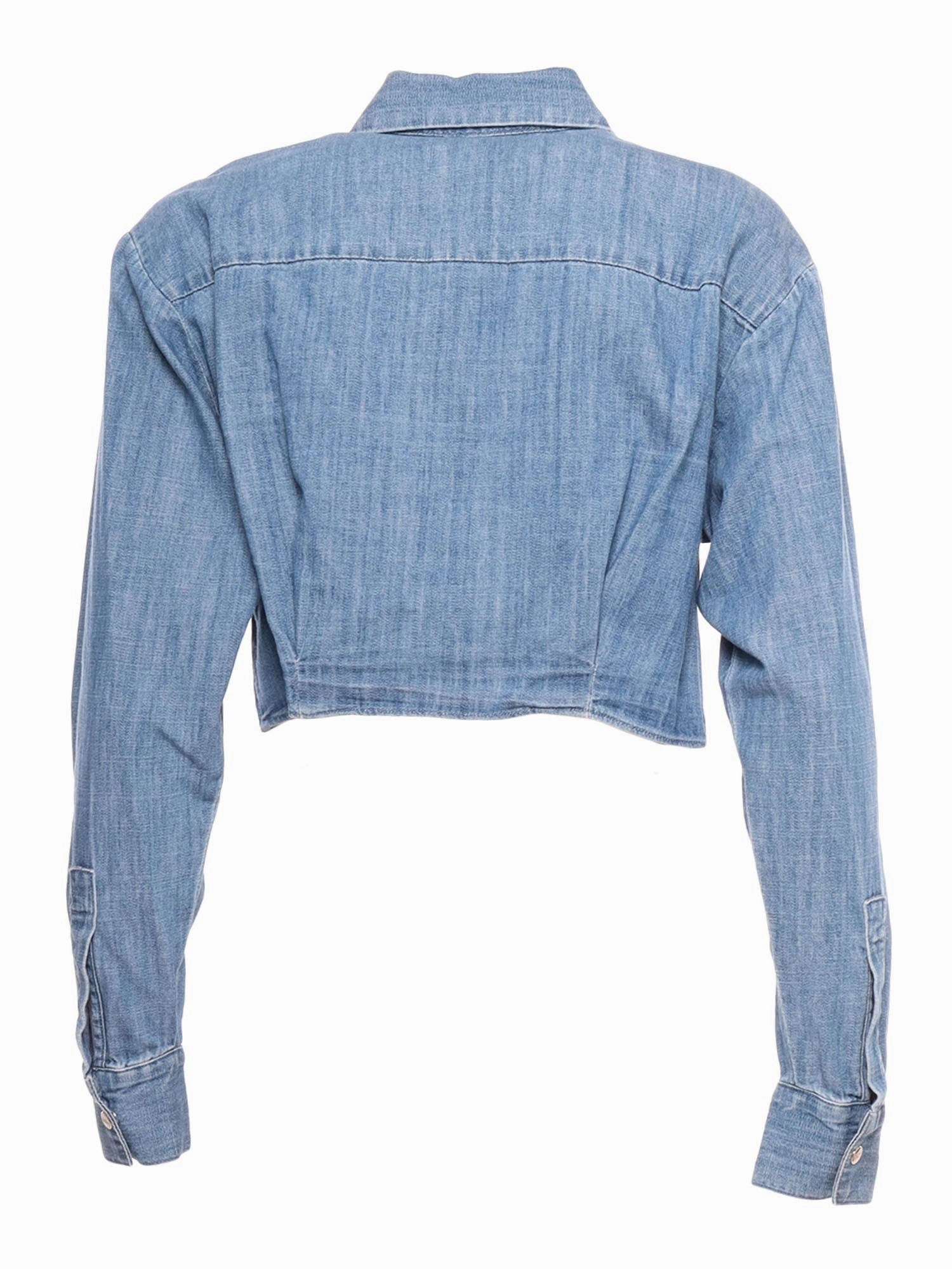 Michael Michael Kors Tie-Front Buttoned Denim Shirt