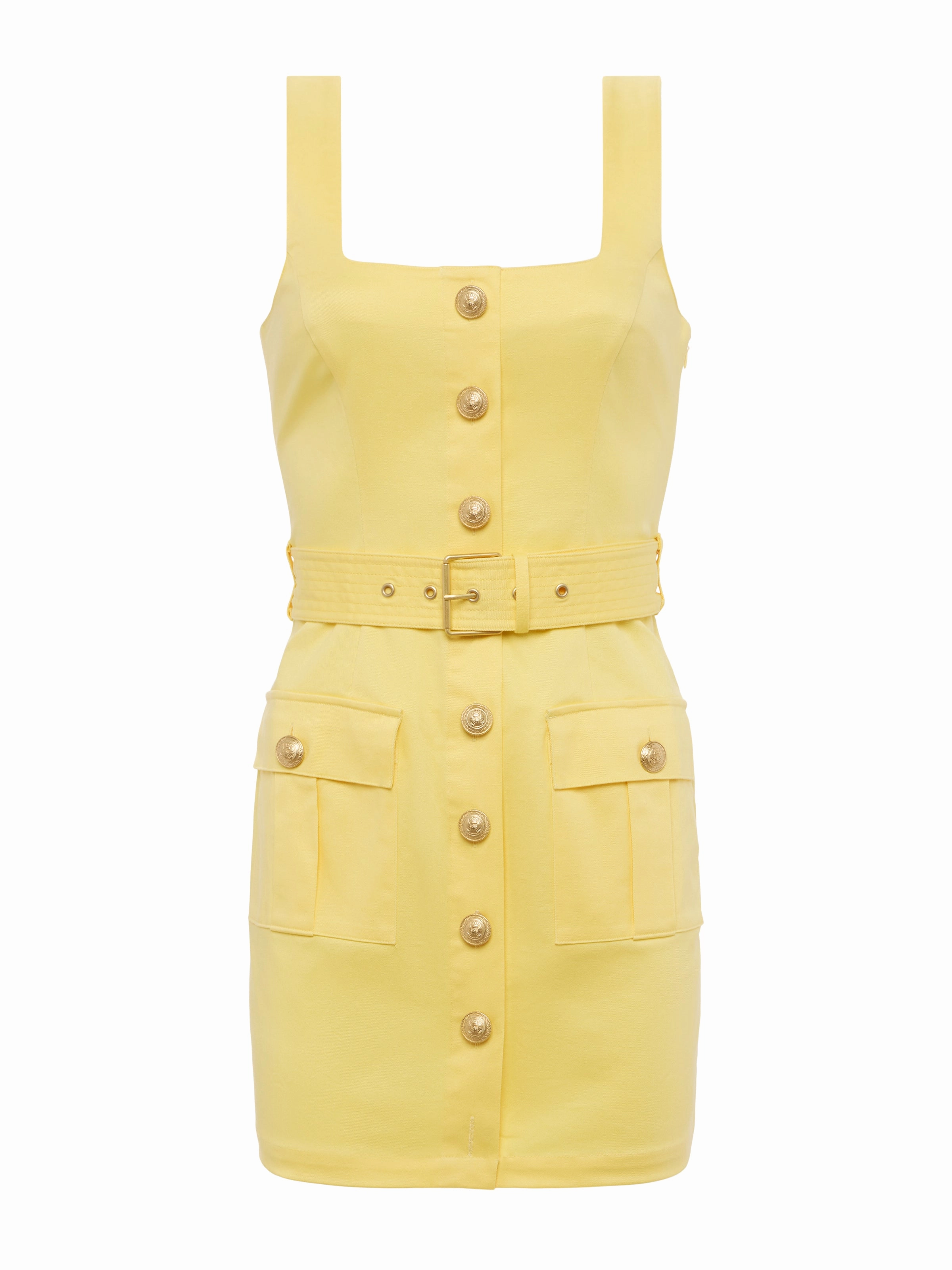 Midy Button-Front Dress