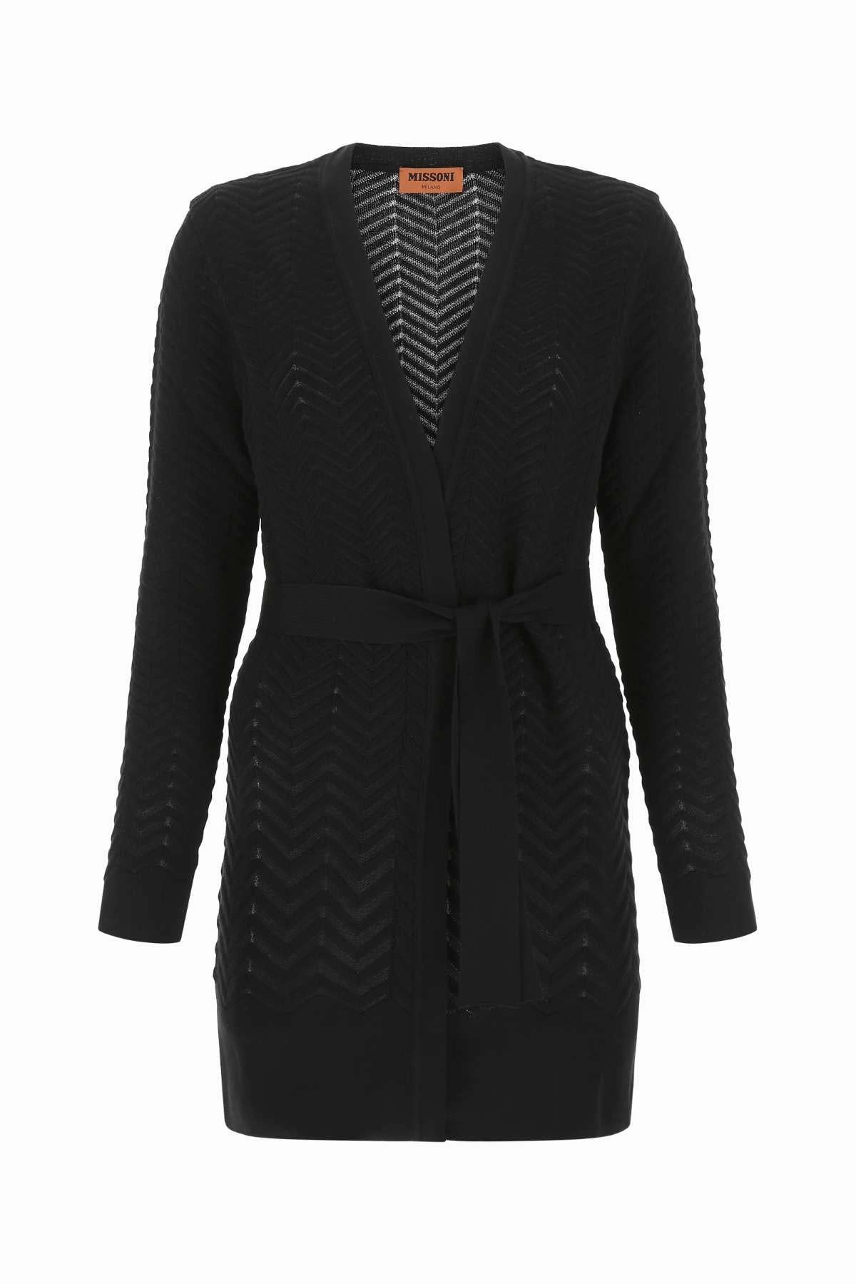 Missoni Zig-Zag Pattern V-Neck Cardigan