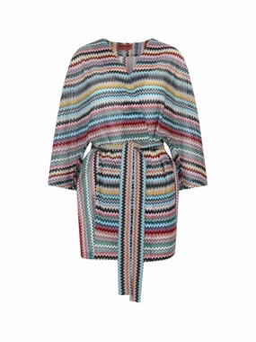 Missoni Zigzag V-Neck Knitted Cardigan