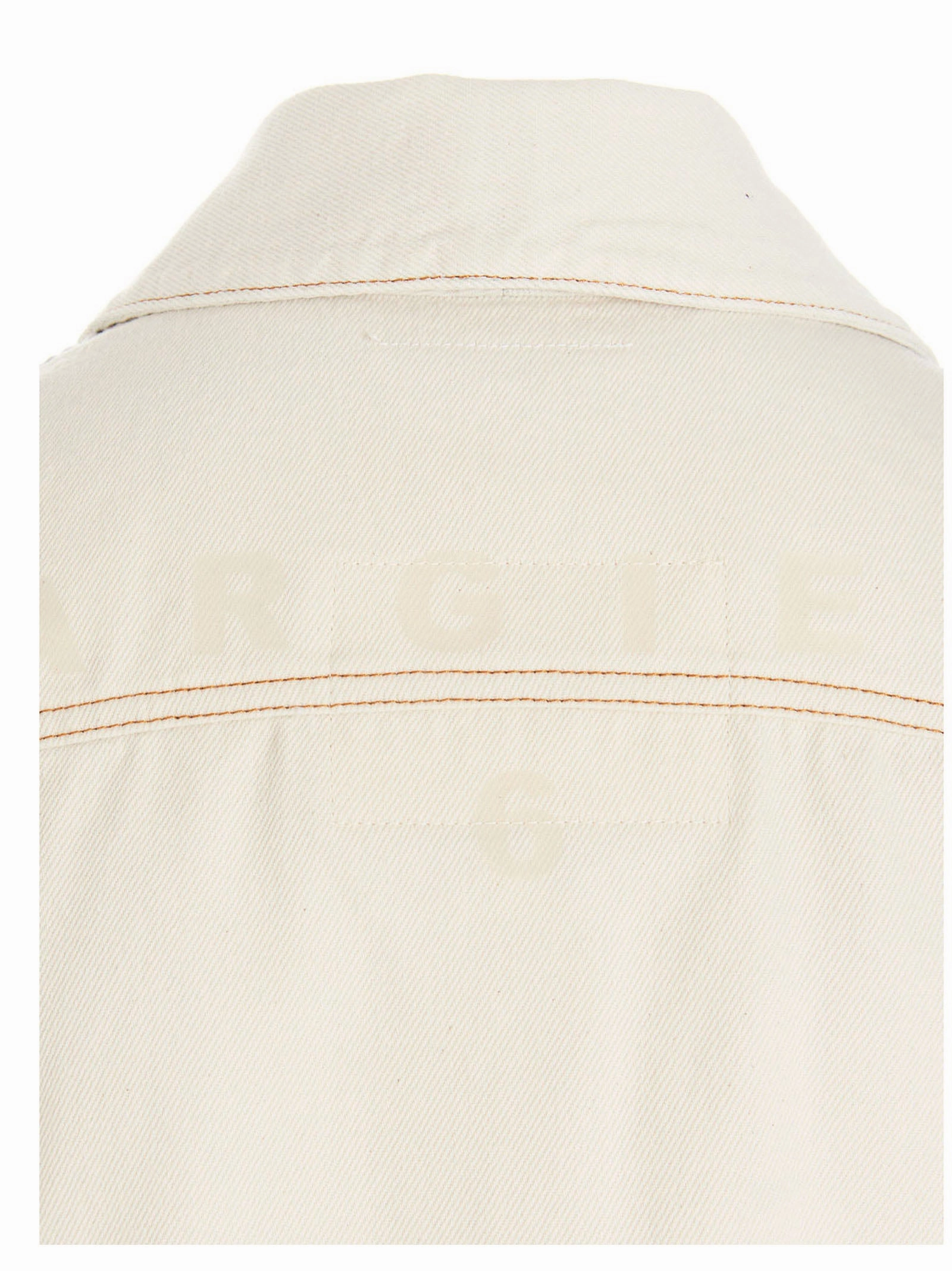 MM6 Maison Margiela Denim Sleeveless Buttoned Jacket