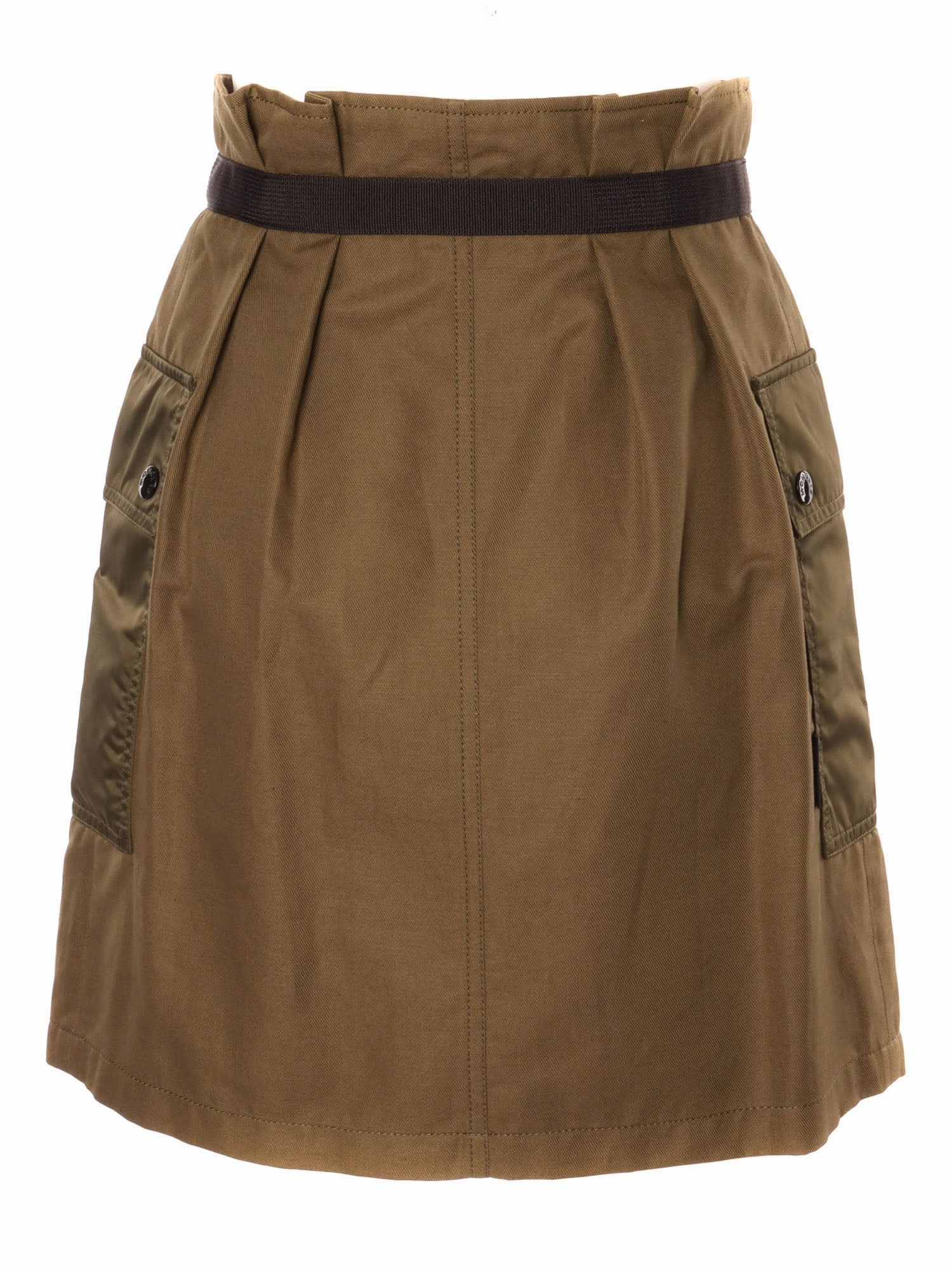 Moncler High Waist Zipped Cargo Mini Skirt