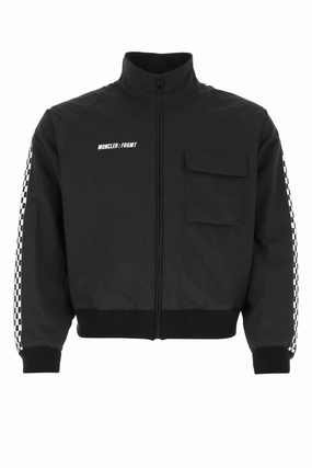 Moncler X Fragment Hiroshi Fujiwara Logo Printed Bomber Jacket