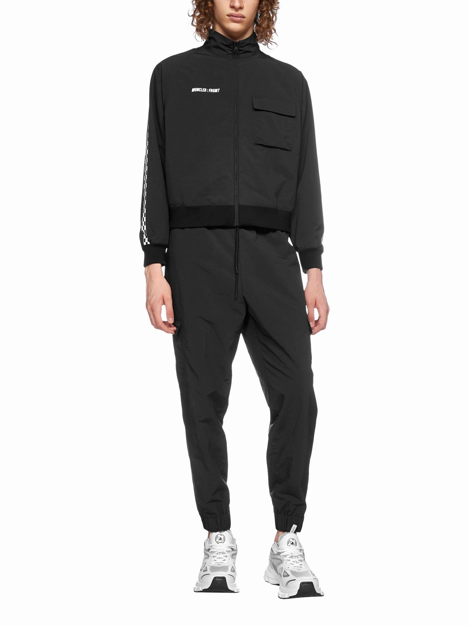 Moncler X Fragment Hiroshi Fujiwara Logo Printed Bomber Jacket