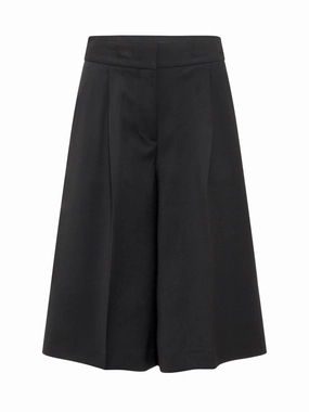 MSGM Wide Leg Bermuda Shorts