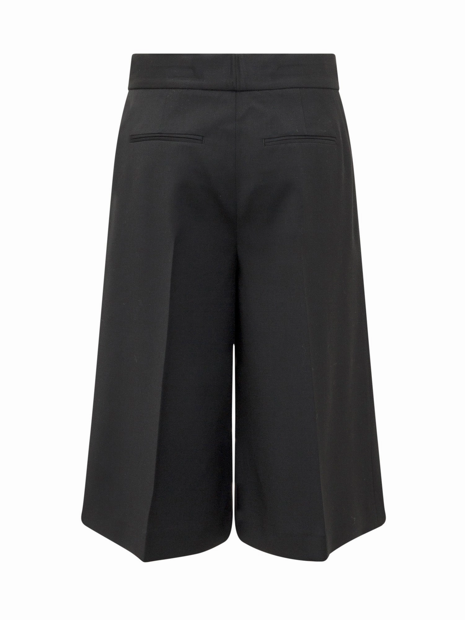 MSGM Wide Leg Bermuda Shorts