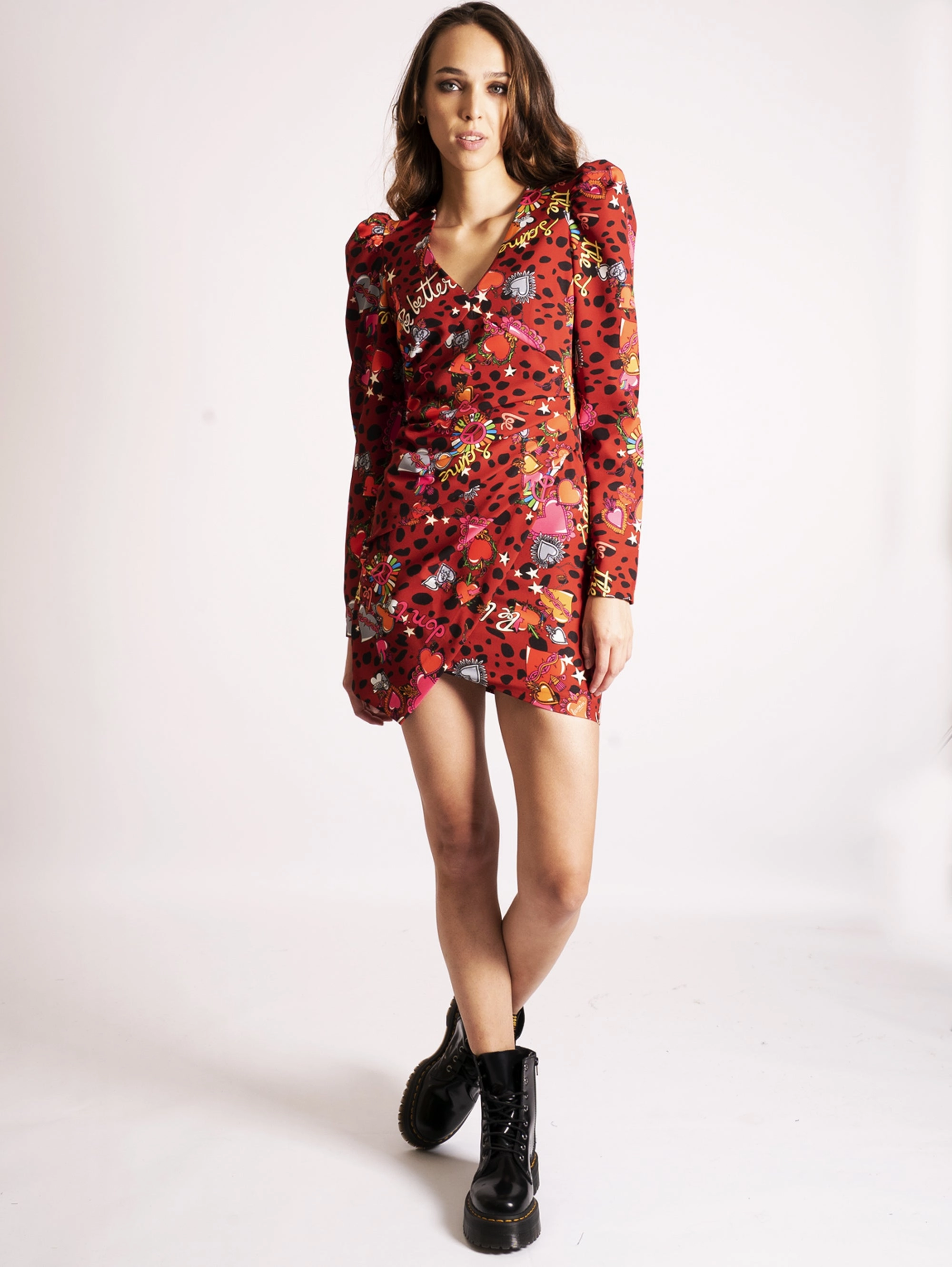 Multicolor Asymmetrical Dress