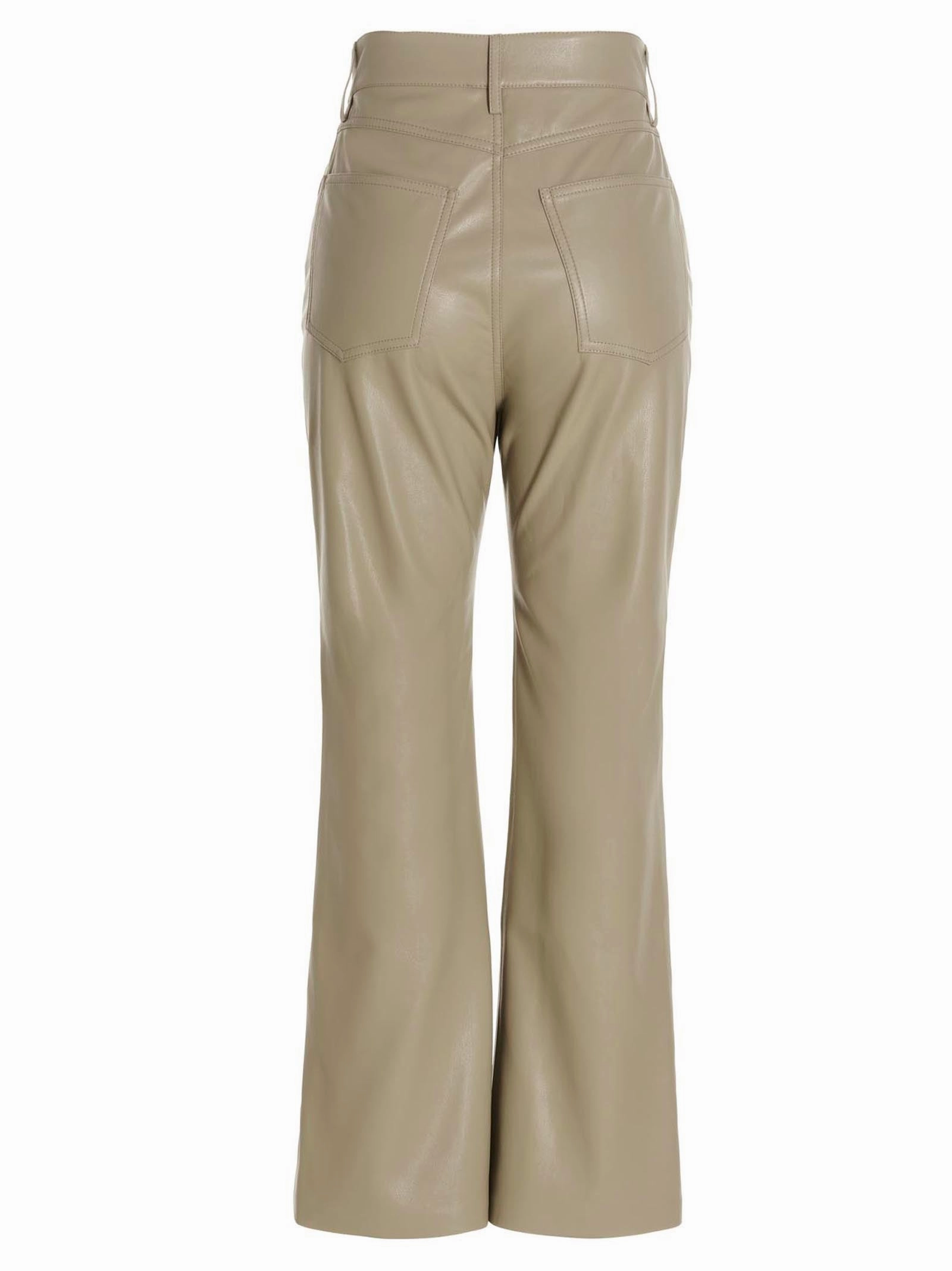Nanushka Button Detailed Wide Leg Flared Trousers