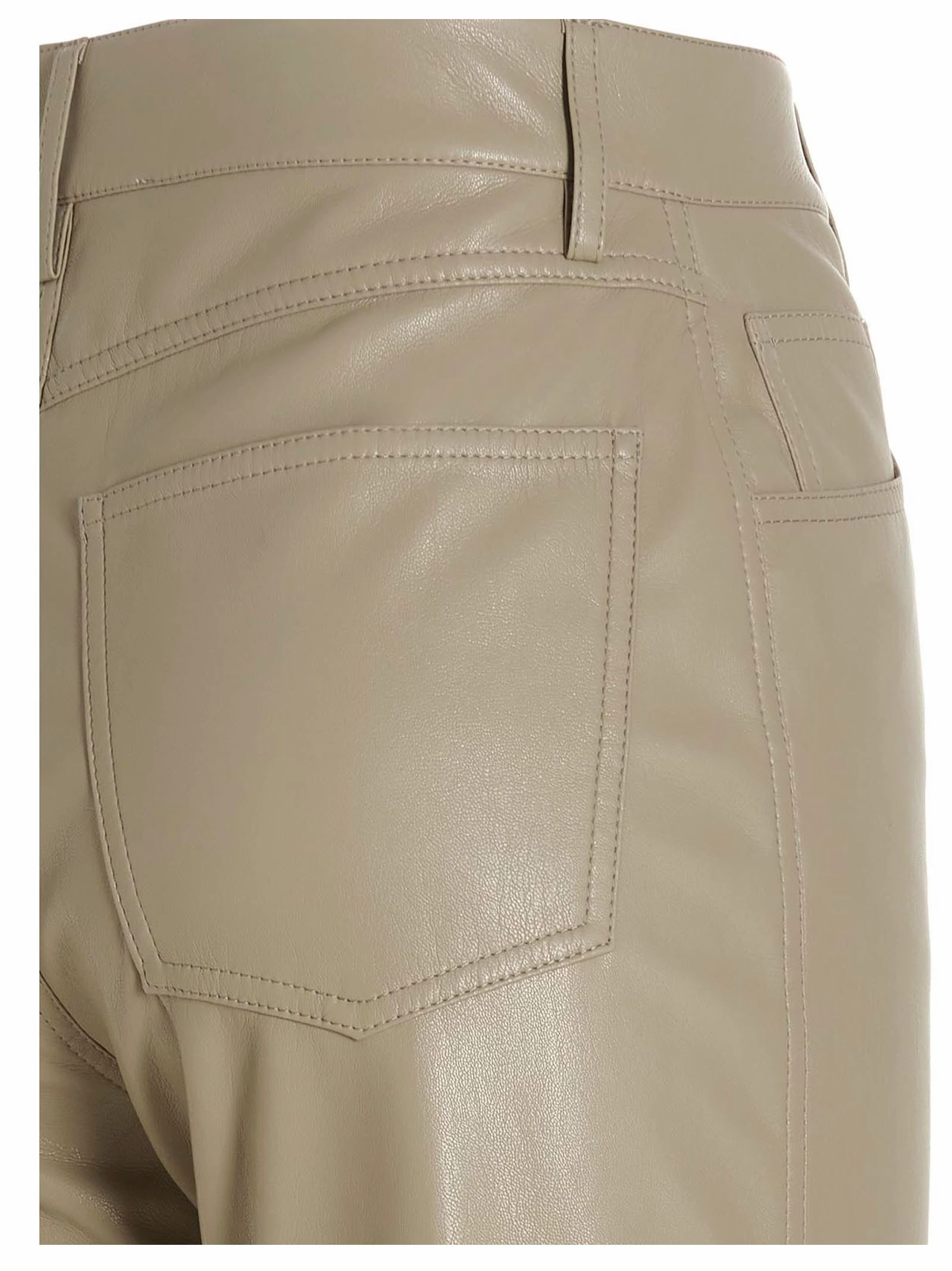 Nanushka Button Detailed Wide Leg Flared Trousers