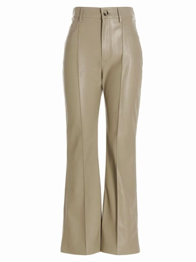 Nanushka Button Detailed Wide Leg Flared Trousers