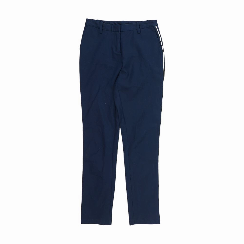 Navy Solid Chino Pants