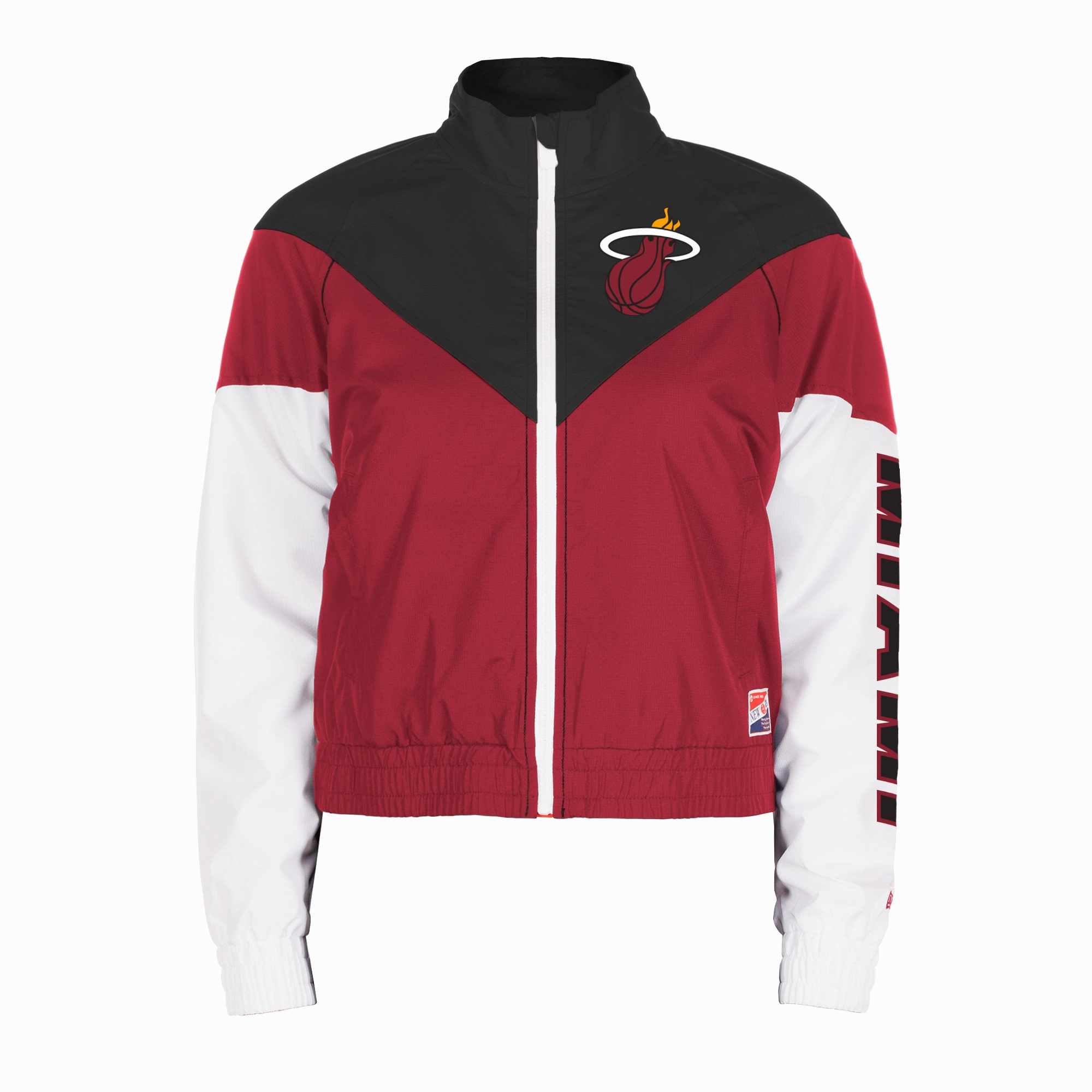 New Era Miami HEAT Full Zip Logo Women's Windbreaker