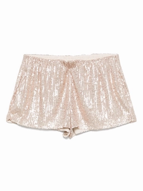 Norma Kamali Women's Shorts Powder