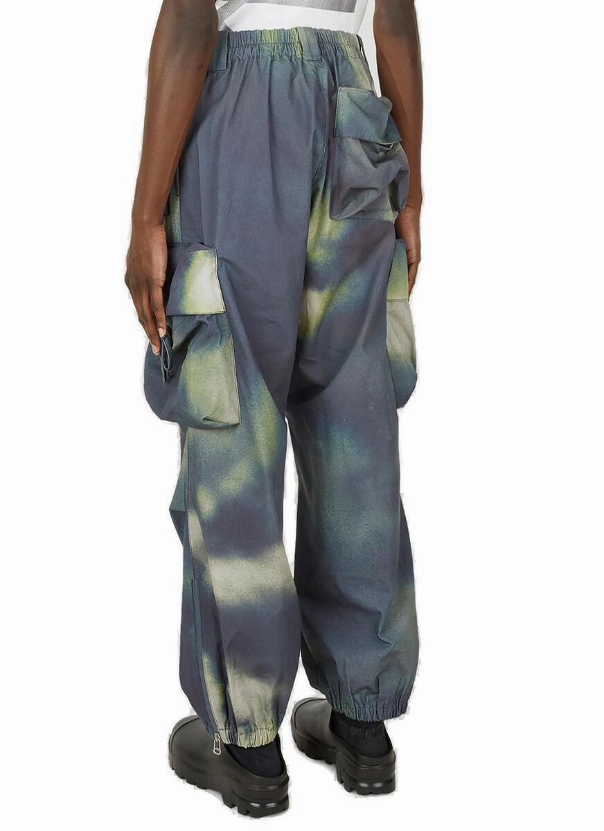 OAMC Tie-Dye Wide Leg Cargo Pants