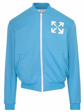 Off-White Arrows-Print Zipped Bomber Jacket