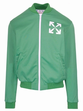Off-White Arrows-Print Zipped Bomber Jacket