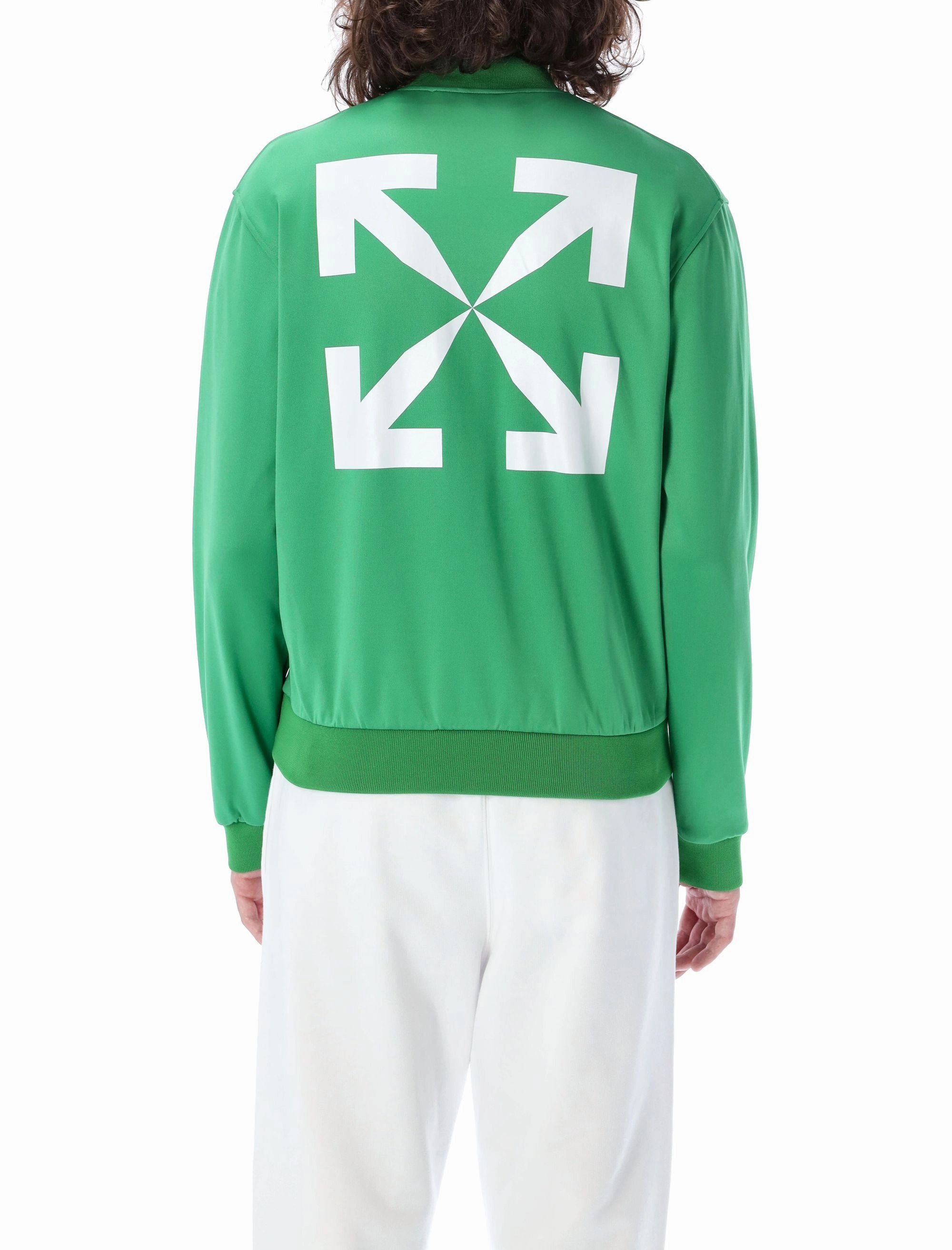 Off-White Arrows-Print Zipped Bomber Jacket