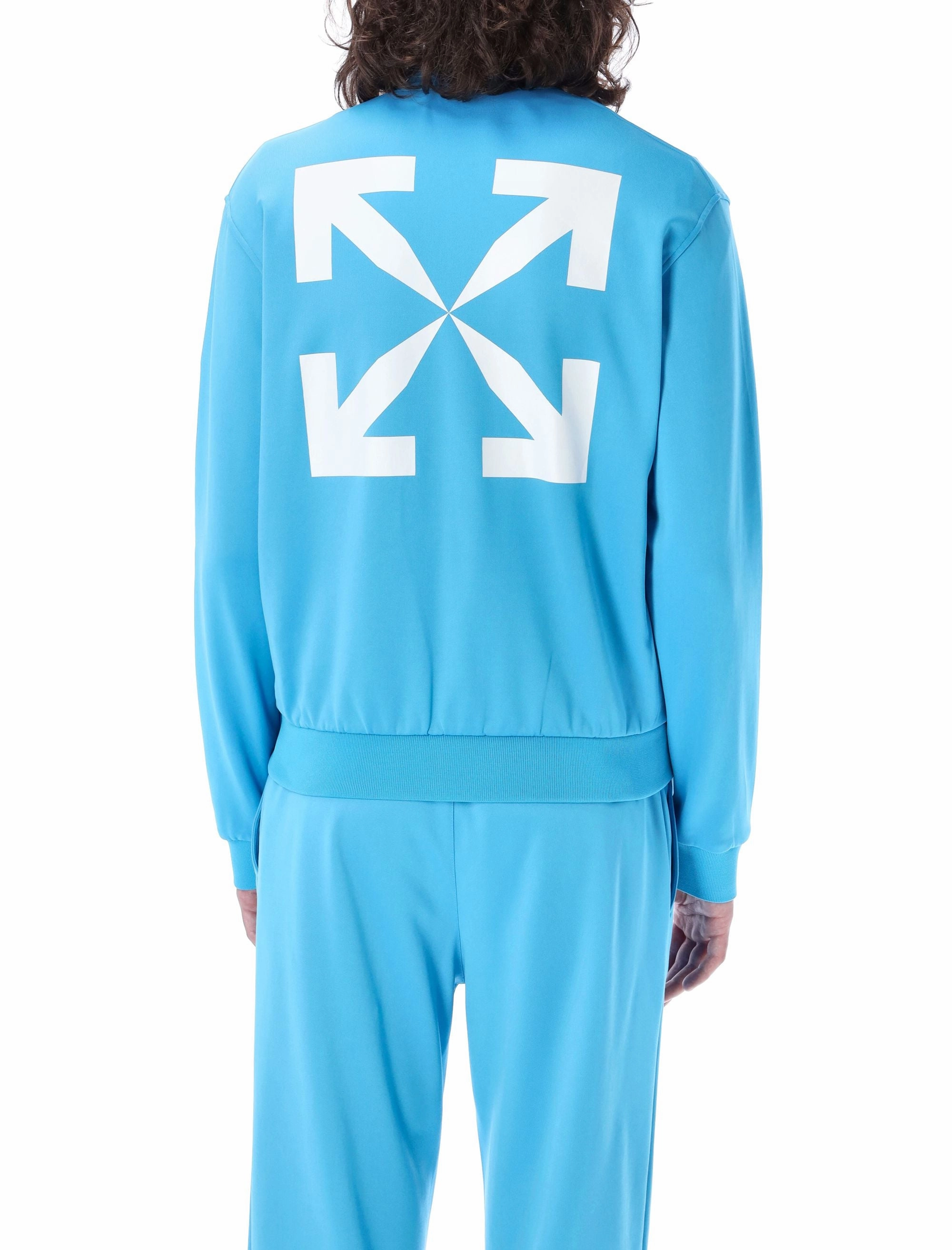 Off-White Arrows-Print Zipped Bomber Jacket