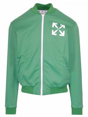 Off-White Arrows-Print Zipped Bomber Jacket