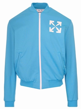 Off-White Arrows-Print Zipped Bomber Jacket