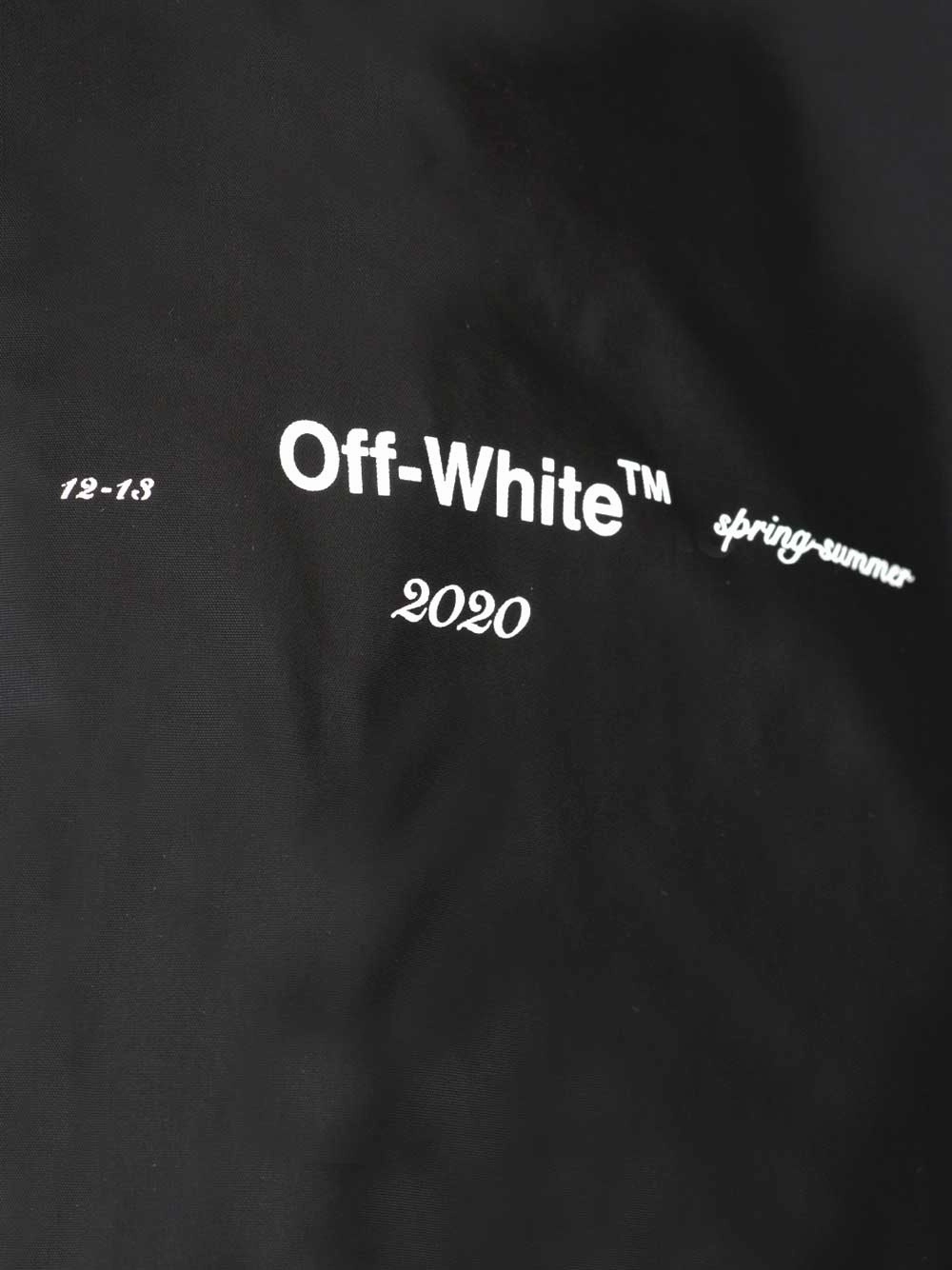 Off-White Logo Printed Windbreaker