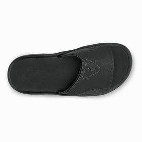 Olukai Nalu Slide Black Men's